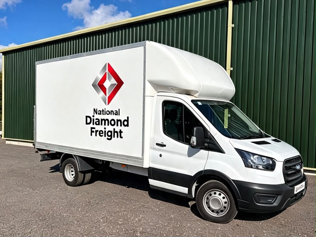 National Diamond Freight branded box van for larger freight